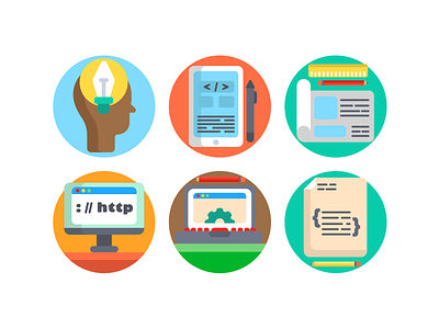 Software Development Icons coding coloured icons computer flat icons html icon icons icons pack programming url vector vectors website
