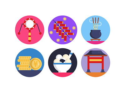 Chinese New Year Icons