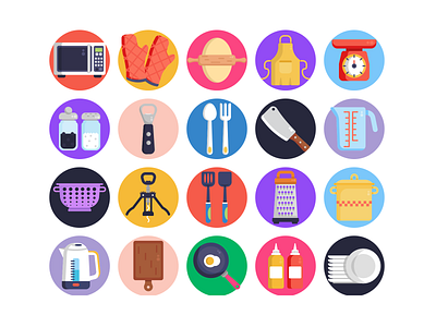 Kitchen Tools Icons