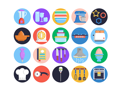 Kitchen Tools Icons