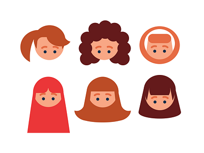 User Avatar Profile Flat Icons by Dighital on Dribbble