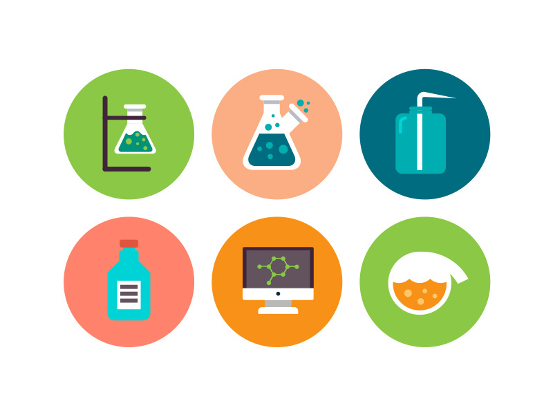 Laboratory icons by Dighital on Dribbble