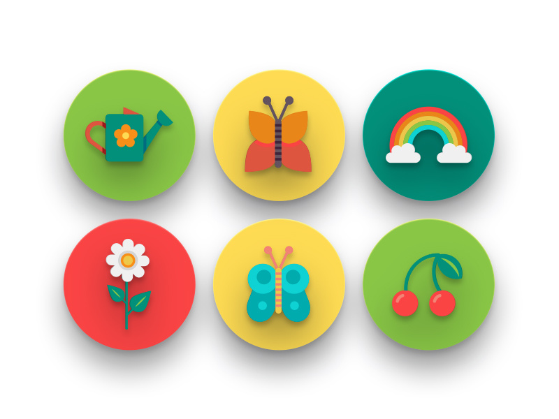 WIP Spring Icons by Dighital on Dribbble