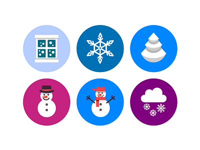 Snow winter icons christmas icons christmas icons set flat icons icons christmas snowing snowman