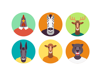 Animal Avatar Icons