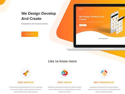 Web Landing Home Page..... creative home landing ui ux website