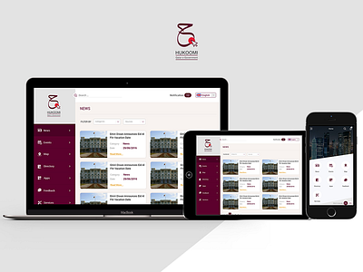 Responsive Designs home hotel.booking mobile tablet ui ux