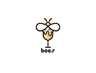 bee.r art branding design flat graphic design icon illustration illustrator logo minimal