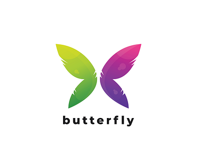 buterfly art branding design flat graphic design icon illustration illustrator logo minimal vector