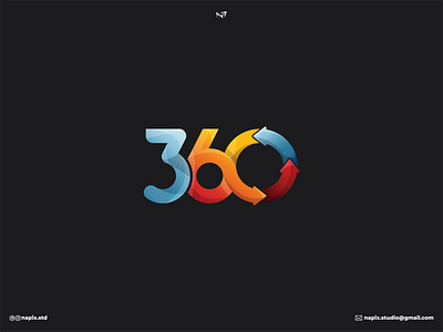 360 art branding design flat graphic design icon illustration illustrator logo minimal