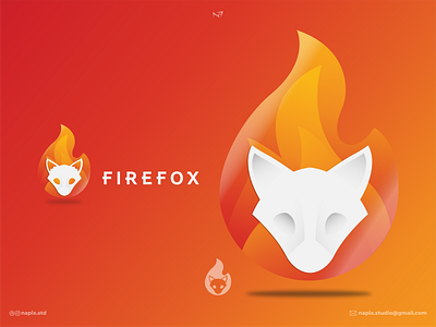 Fire Fox art branding design graphic design icon illustration illustrator logo vector web