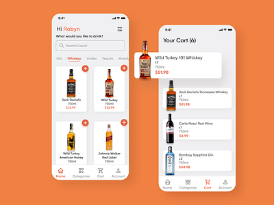 Liquor Store App Concept