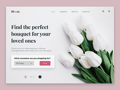Flowershop Home Page