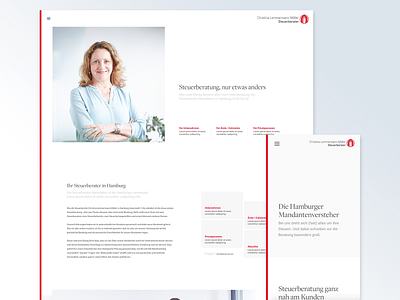 Tax Consultant – Homepage clean design frontpage homepage minimalistic serif ui ux web website