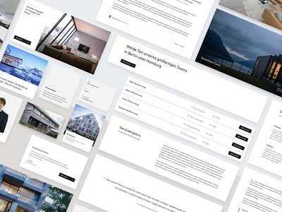 3D Agency – Components cards components content design design system images minimalistic modules text ui ux web website