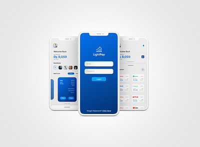 Payment App - UI Design adobe xd app branding figma graphic design icon logo ui ux xd