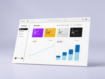 Dashboard UI - CRM branding dashboard graphic design prototype ui uiux user interface user research ux