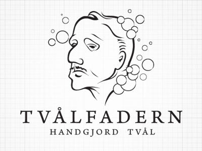 "the SoapFather" Tvålfadern logo logotype