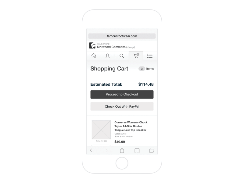 Cart Redesign cart ecommerce shopping ui