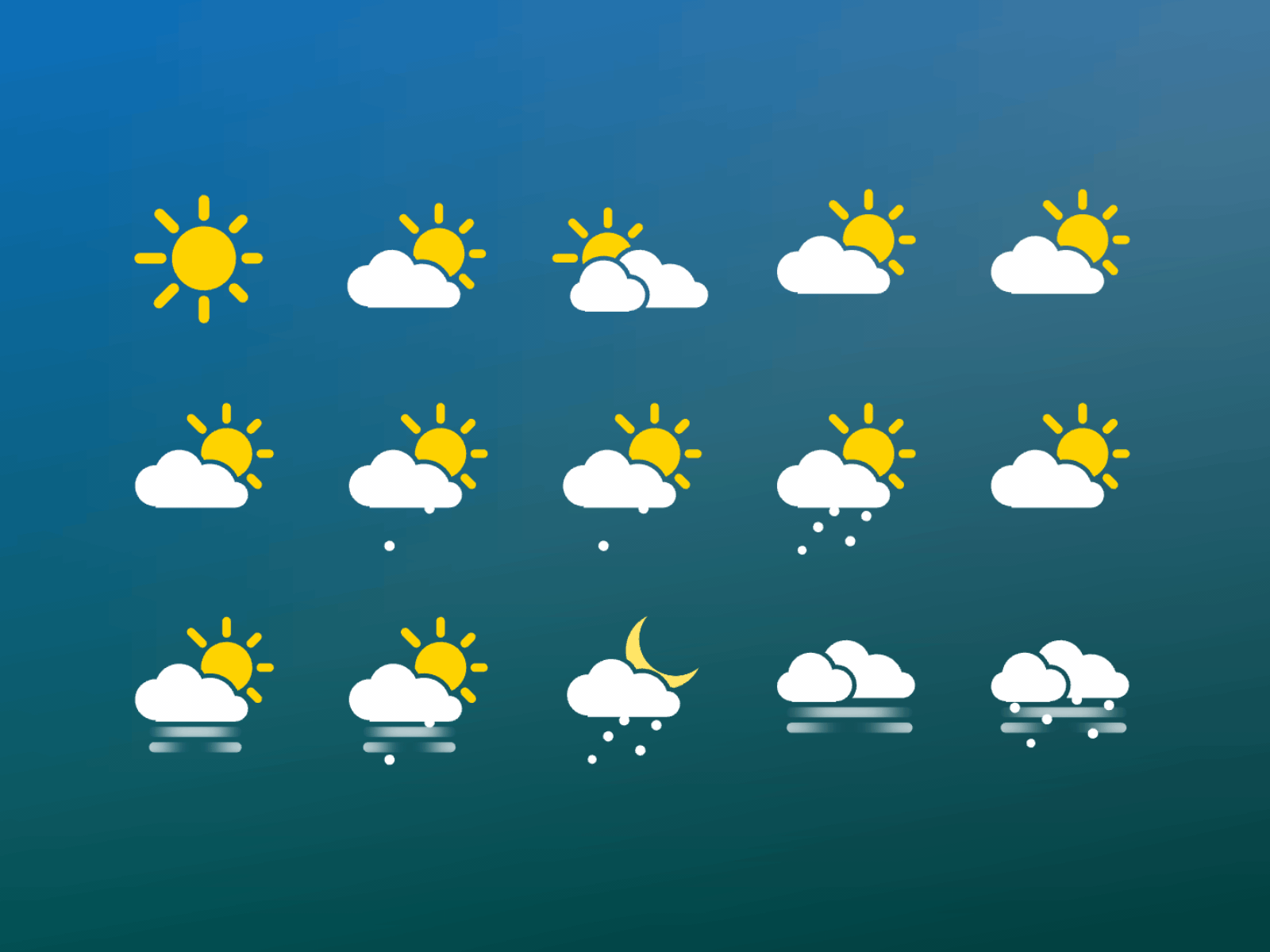 Minimalist weather icons icons minimalist tv weather