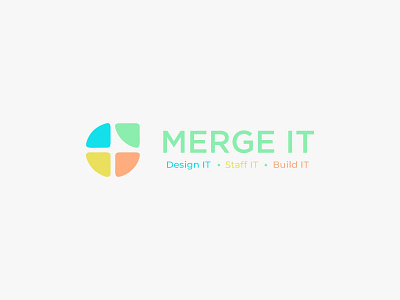 Merge IT branding design graphic design icon illustration logo vector