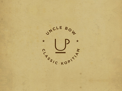 Uncle Bow - Classic Kopitiam branding design graphic design logo mug restaurant vector