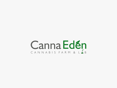 Canna Eden - Cannabis Farm & Lab branding canabis cannabis design designs graphic design lab logo new vector