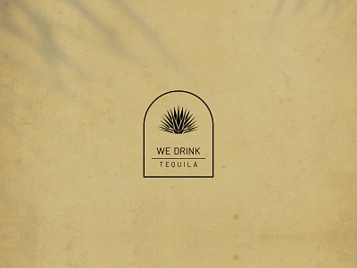 We Drink Tequila alcohol branding cool design designs drink elegant food grape graphic design illustration logo restaurant simple tequila vector wine