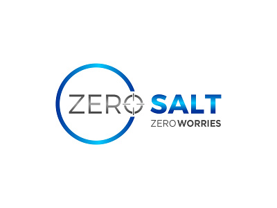 Zero Salt - Zero Worries branding design graphic design illustration logo salt vector worrie worries zero