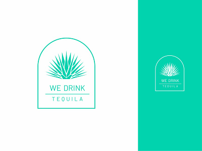 We Drink Tequila Logo Design branding design graphic design logo vector