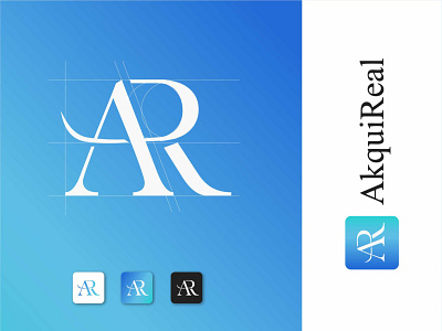 AR Logo Design branding design graphic design logo vector