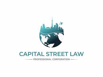 Capital Street Law Logo Design