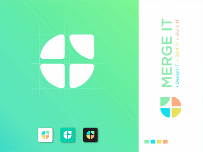 Merget It Logo Design branding design graphic design logo vector