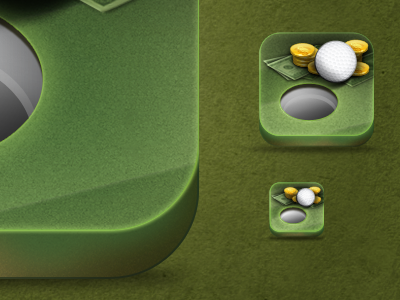 Golf App Icons app icon interface ios iphone mobile ui