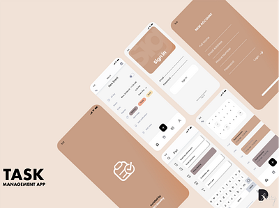 TASK MINDER app branding design graphic design logo typography ui ux