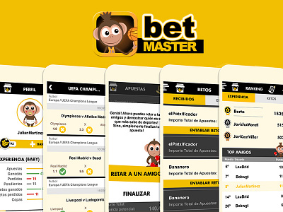 Screens App Bet Master