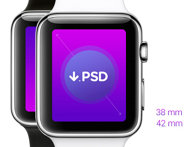 Free Psd iWatch Template