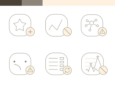 Outline alerts icons for App