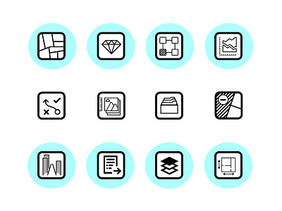 Outline Icons Catastre