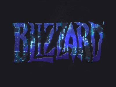 Blizzard Logo MG gif logo mg motiongraphic