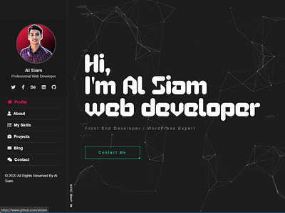 Personal Portfolio - Awesome Web Application design ui ux web app website