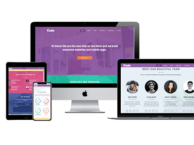 Cuda - Personal Website branding design ui ux website