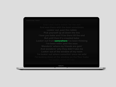 SongScreen a Spotify MacOS screensaver