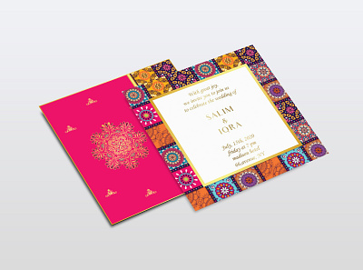 Wedding Card bangladesh wedding desi wedding design graphic design illustration india wedding pakistani wedding wedding wedding card wedding card design wedding invitation wedding invitation card