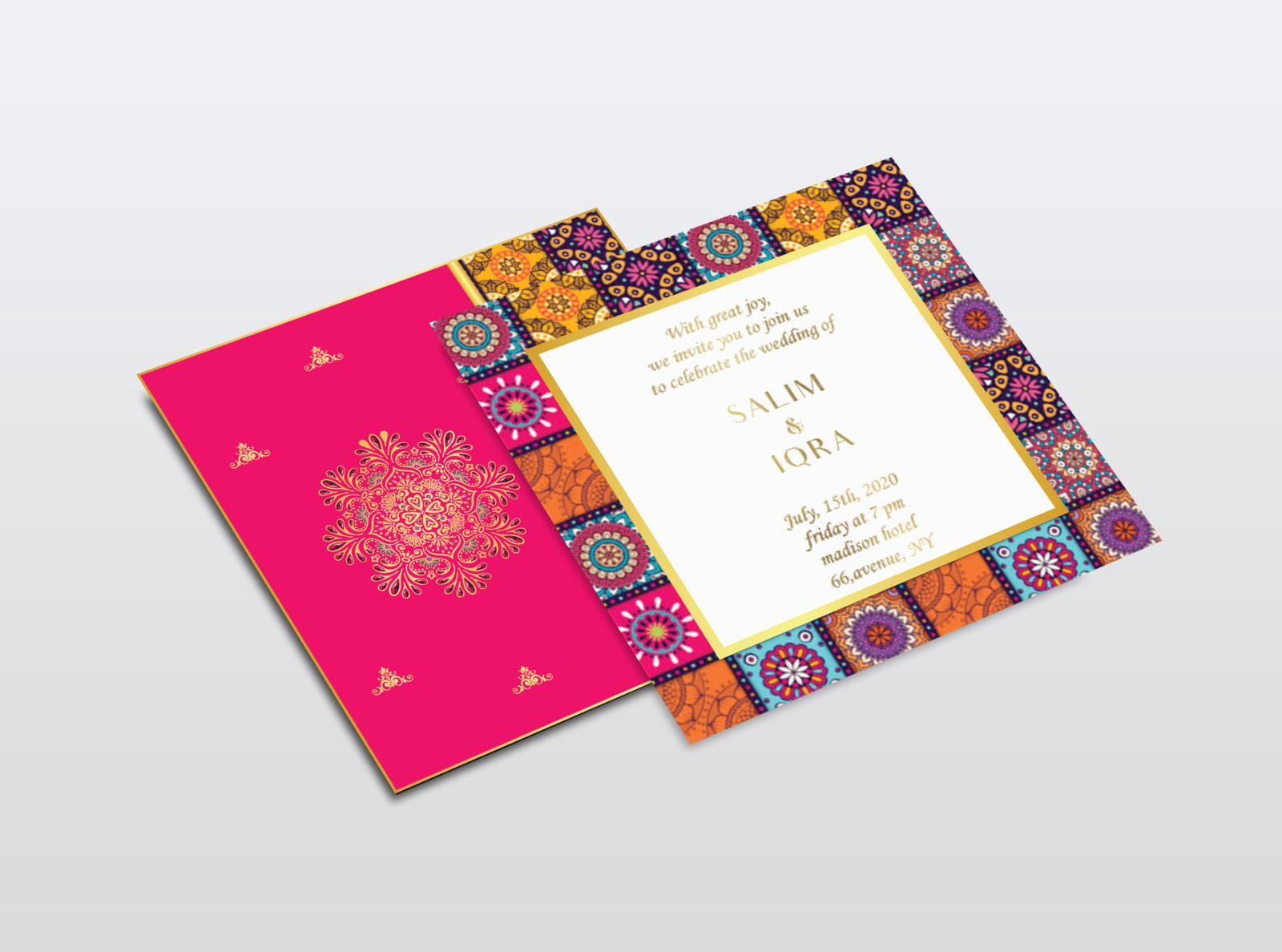 Wedding Card by Jiban Khan on Dribbble