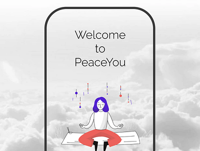 Meditation App - UI design application application design case study mobile application mobile application design mobile application ui ui application design ui case study ui design ui ux ux application design ux case study ux design