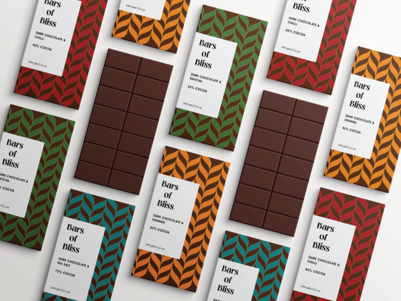 Chocolate Bar Packaging by Jiban Khan on Dribbble