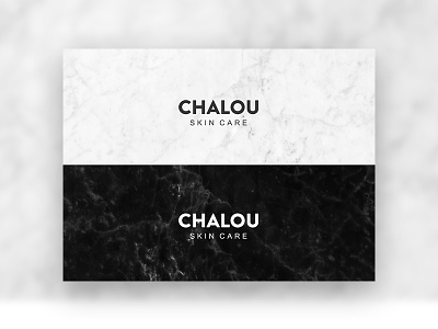 Chalou beauty design identity logo packaging product skincare