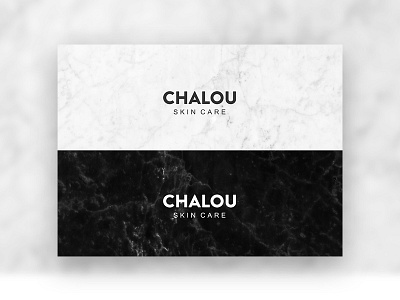 Chalou beauty design identity logo packaging product skincare