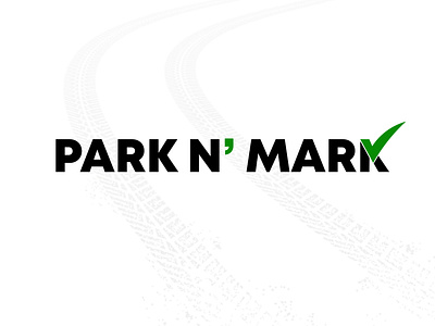 Park N' Mark - Parking service logo concept.